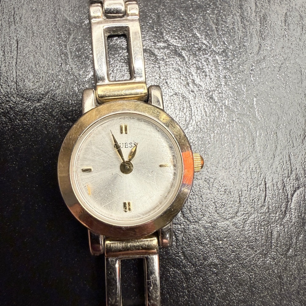 Guess Women's Silver and Gold Watch